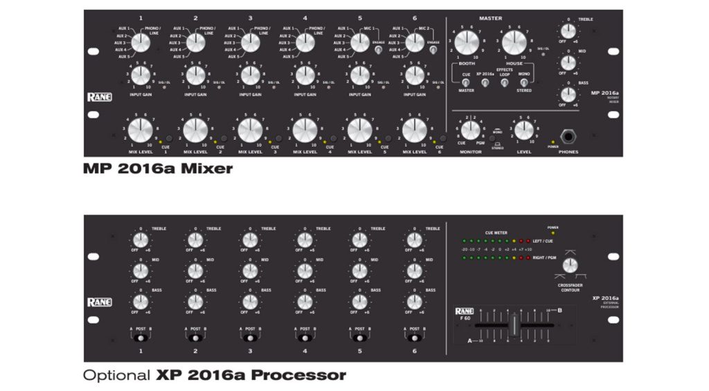 Rane MP 2016a e XP 2016a