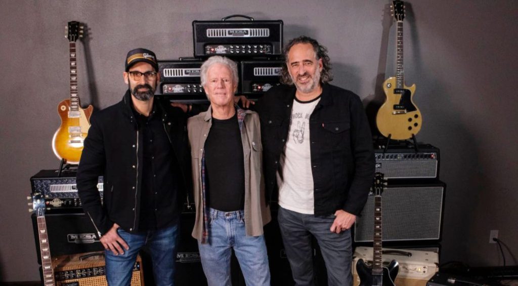 Il co-CEO di Gibson Cesar Gueikian, il fondatore di Mesa/Boogie Randall Smith e l'allora CEO di Gibson James “JC” Curleigh (da sinistra a destra, 2021)