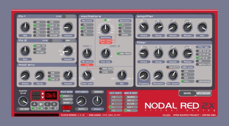 Plugin Nodal Red 2x: il leggendario suono Nord lead nel vostro studio - gratis!