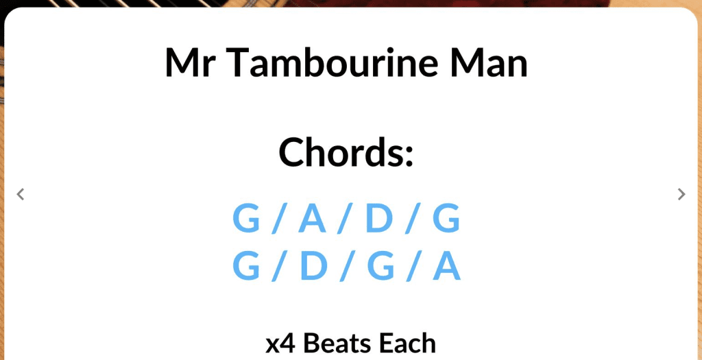 Riff di chitarra a 12 corde - Mr. Tambourine Man