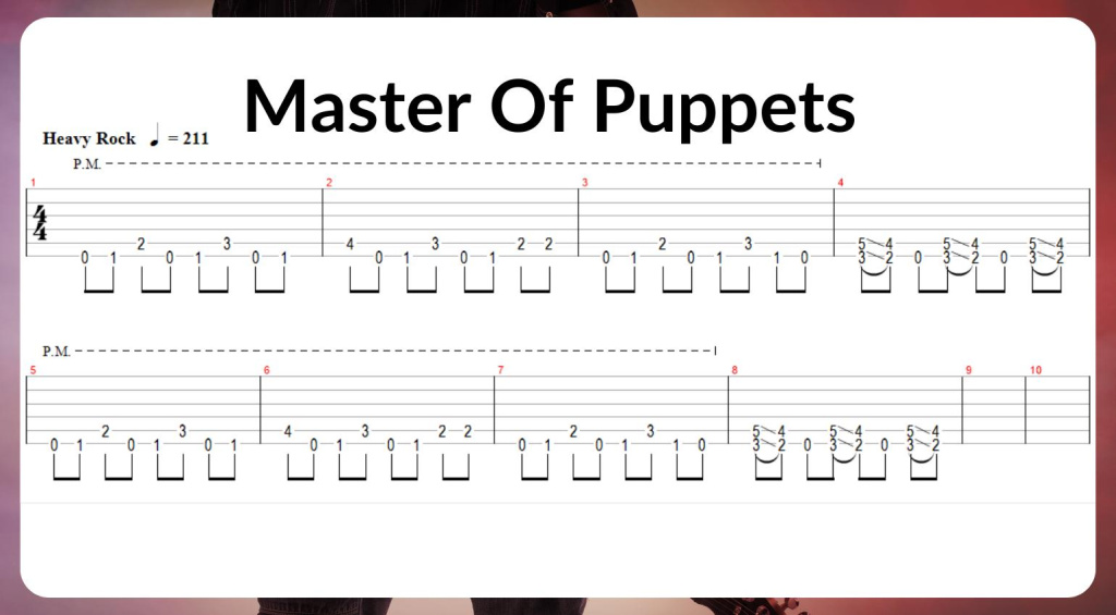 Master Of Puppets - Aumentare la Velocità sulla Chitarra