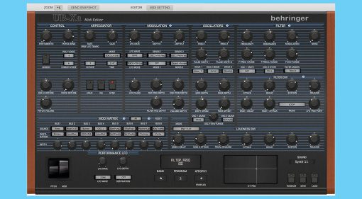 Behringer UB-Xa riceve un editor che funziona anche con UB-Xa D