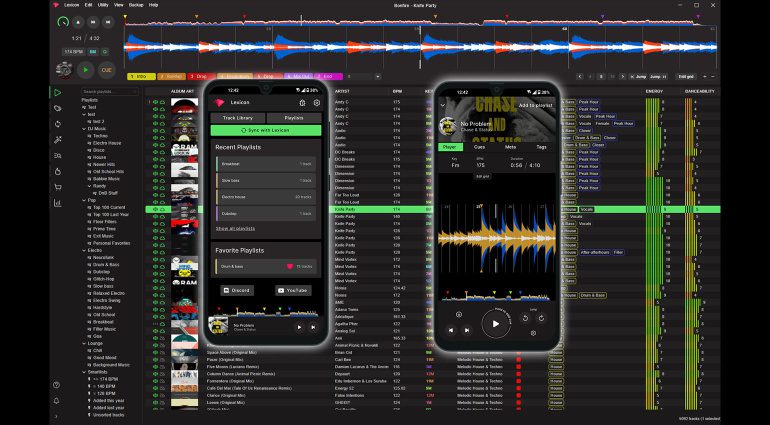 App Lexicon DJ: Il software di gestione delle librerie tuttofare è ora disponibile su mobile