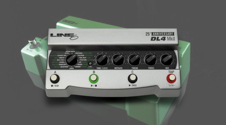 Line 6 DL4 MkII 25th Anniversary Edizione Speciale in Argento