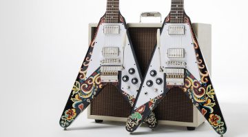 Jimi Hendrix Love Drops Flying V: un omaggio psichedelico