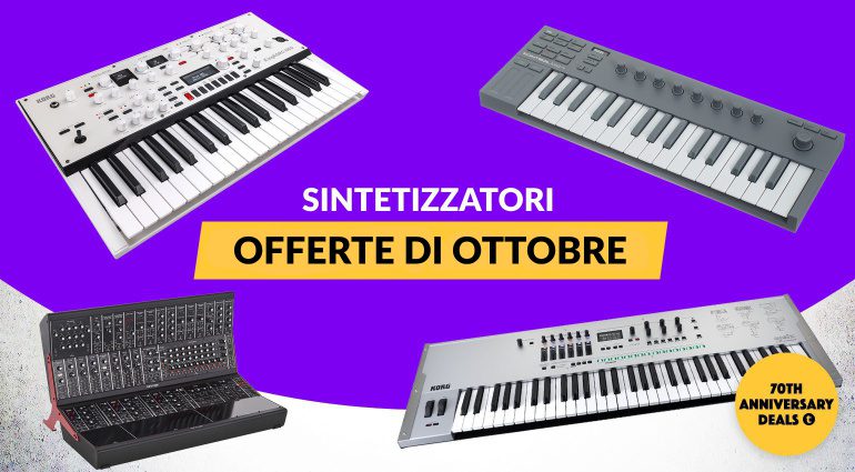 Offerte su Tastiere & Synth - 70º Anniversario