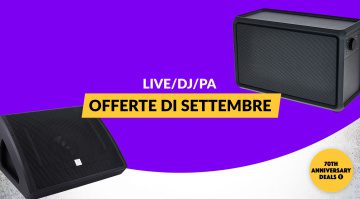 Offerte attrezzatura da Live / DJ - 70º Anniversario