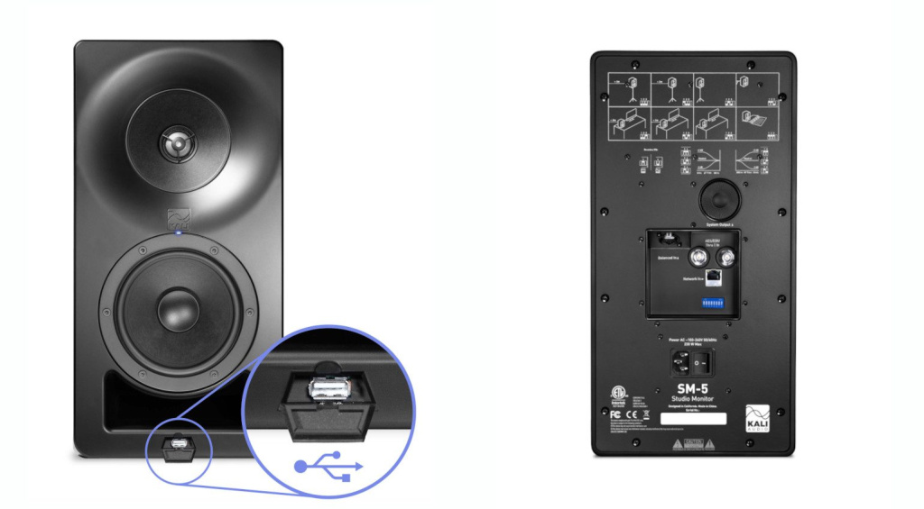 Le connessioni del Kali Audio SM-5