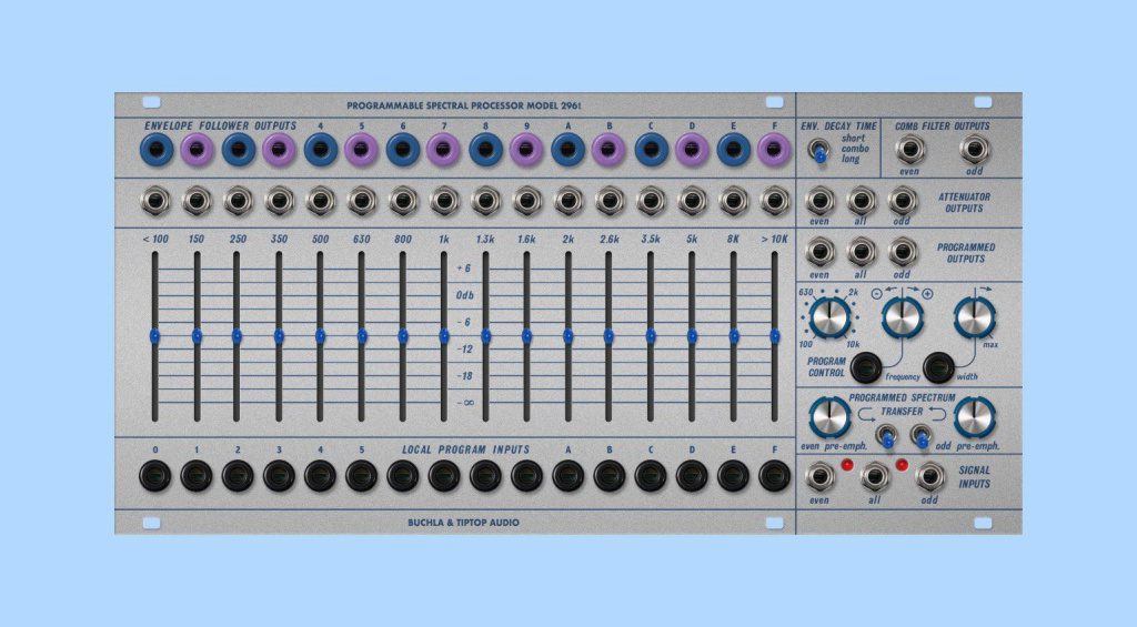 Spectral Processor Buchla e Tiptop Audio 296t