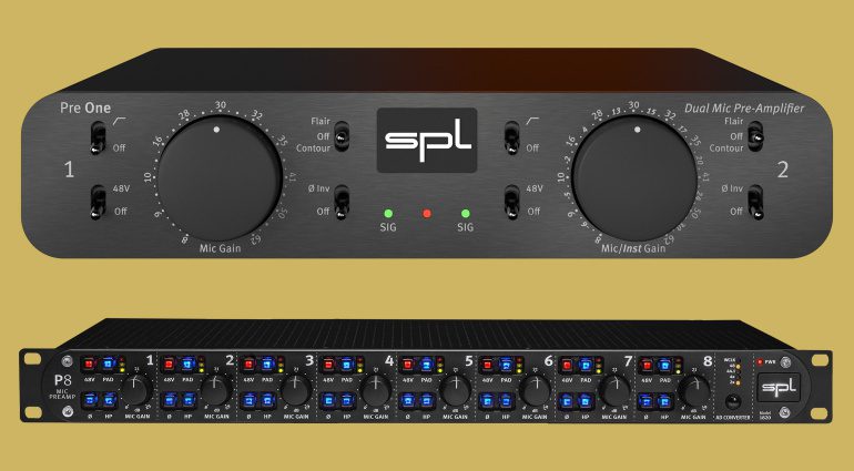 SPL Pre One e P8 due preamp per il vostro studio