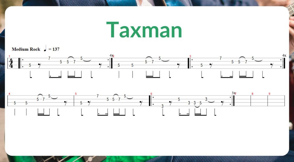 Linee di basso sottovalutate - Taxman