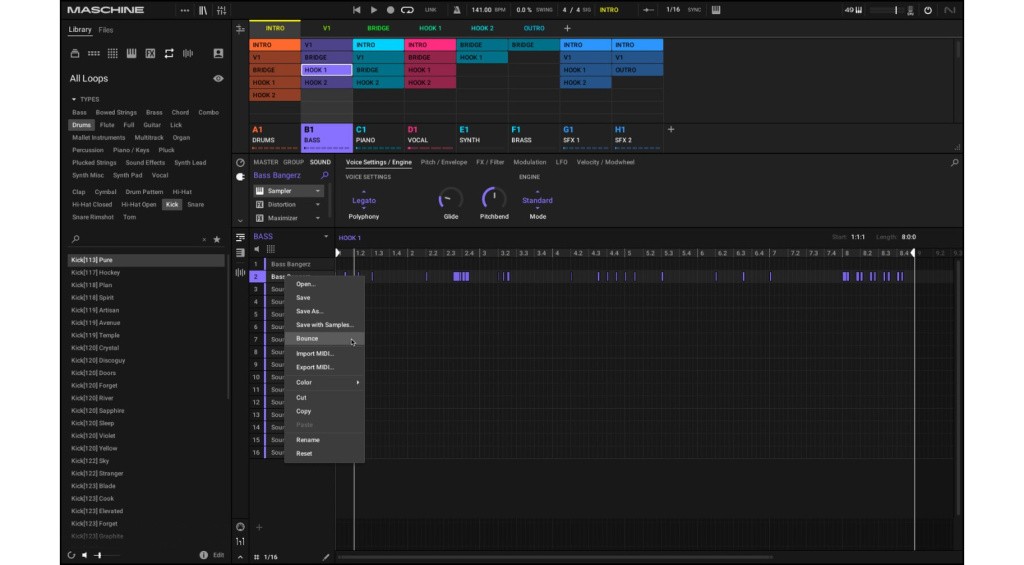 Bounce in Place di Maschine 3