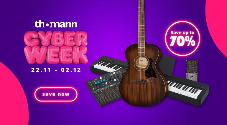 Thomann Cyberweek: Sconti Fino al 70% sugli Strumenti Musicali!