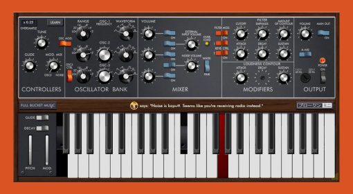 Broken Mini di Full Bucket Music: Plugin come alternativa al Minimoog