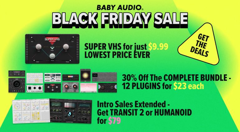 Sconti del Black Friday di Baby Audio: fino all'86% di sconto su tutti i plugin e i bundle!