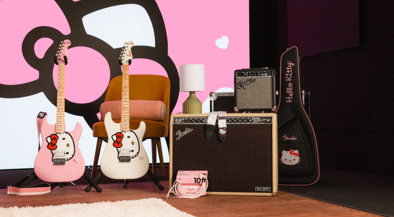 Fender Hello Kitty: Strat, Squiers e un Fuzz per il 50° Anniversario