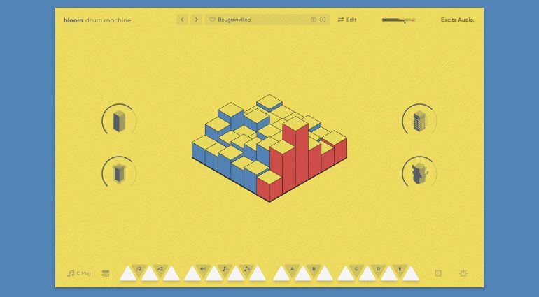 Excite Audio Bloom Drum Machine: Le batterie iconiche incontrano un sequencer moderno