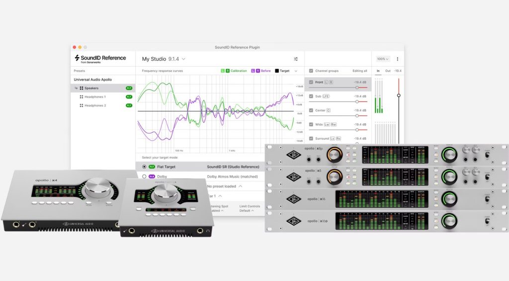 Universal Audio Apollo x8 Gen 2 e Sonarworks SoundID