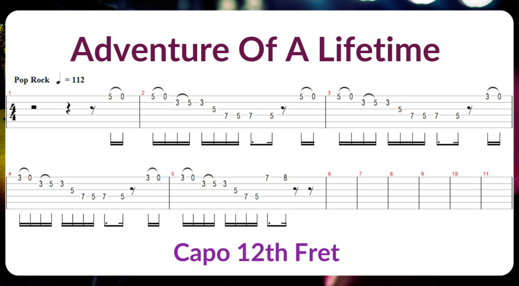 5 Canzoni pop - Adventure Of A Lifetime