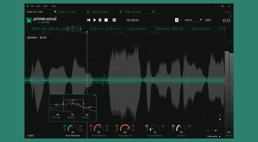 Sonible prime:vocal porta le registrazioni vocali agli standard da studio con l'AI