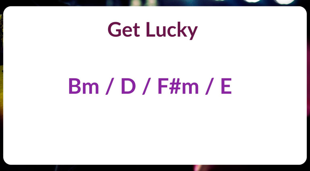 5 canzoni pop - Get Lucky