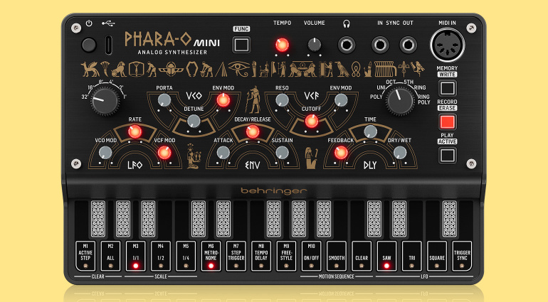 Behringer PHARA-O MINI - Un sintetizzatore egiziano?