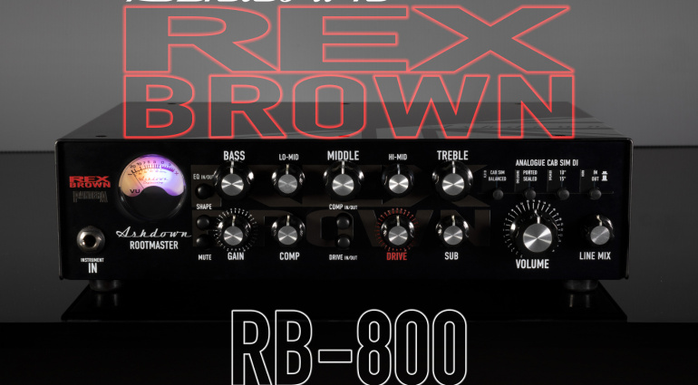 Ashdown RB-800: Testa per basso di Rex Brown dei Pantera!