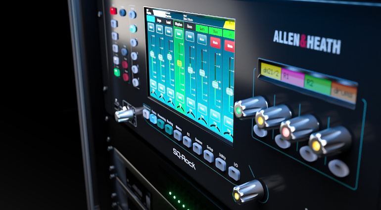 Allen & Heath SQ-Rack: un mixer digitale compatto a rack da 19 pollici