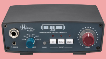 Heritage Audio Ohm Amp: amplificatore per cuffie ad accoppiamento d'impedenza