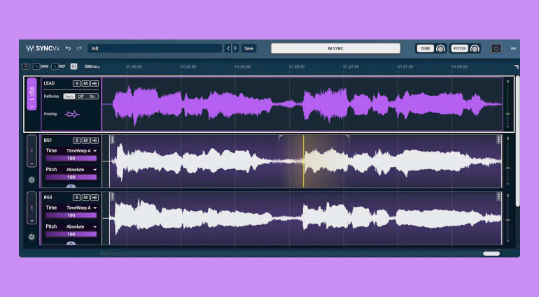 Il nuovo plugin Waves Sync Vx promette di creare tracce vocali perfette. Il nuovo standard per l'allineamento vocale?