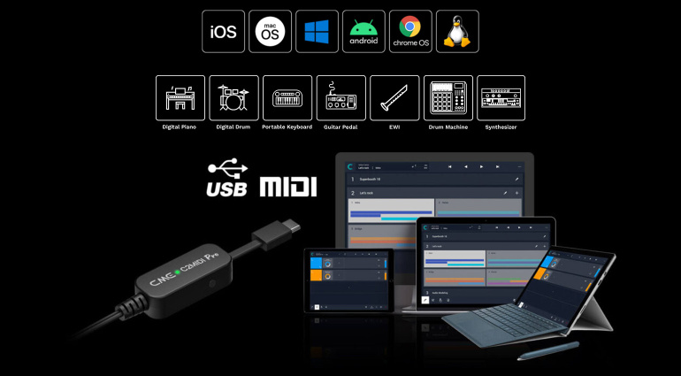 C2MIDI Pro - Il cavo MIDI rivoluzionato
