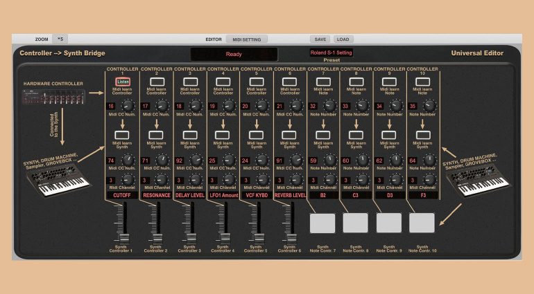 Universal Synth Editor di Momo Müller: controllate qualsiasi sintetizzatore!