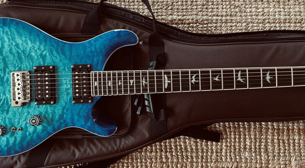 PRS SE Custom 24-08 Quilt Lake Blue