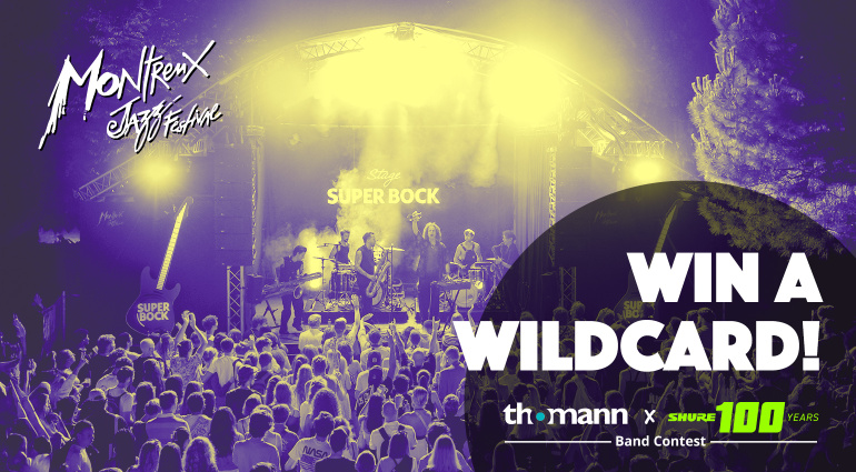 Montreux Jazz Festival 2025 con Thomann e Shure: vinci Wildcard e strumenti!