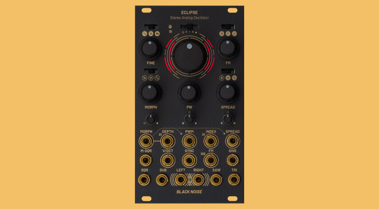 Black Noise Modular Eclipse: Oscillatore analogico stereo morphing