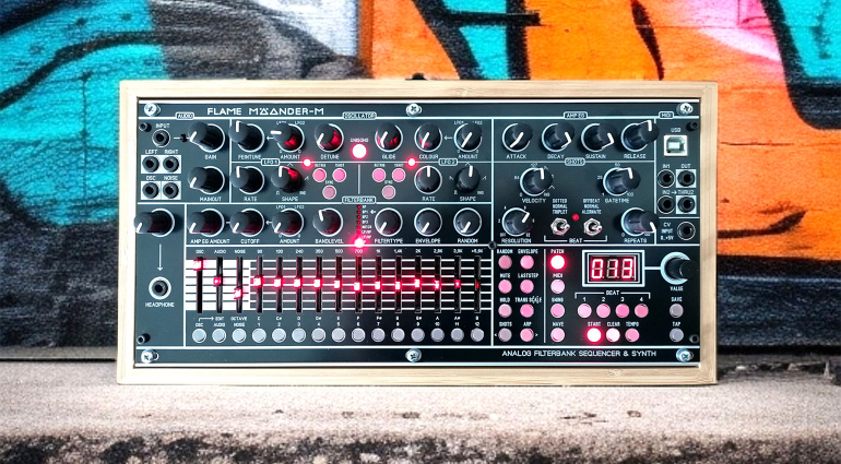 Flame Instruments Mäander-M: ritorna il synth wavetable con banco filtri analogico