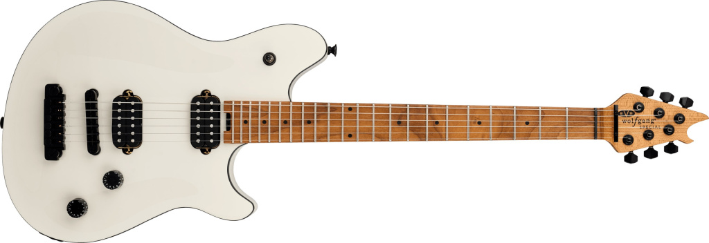 Husk White con hardware nero
