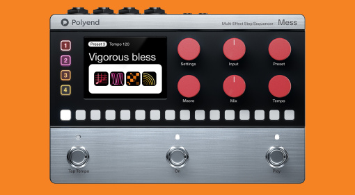 Polyend MESS è un pedale step sequencer e multieffetto dal suono straordinario