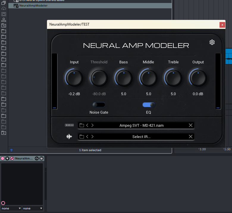 Neural Amp Modeler
