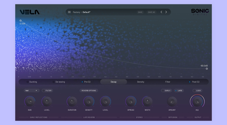 Sonic Academy VELA: il riverbero rivale di Bricasti e Lexicon