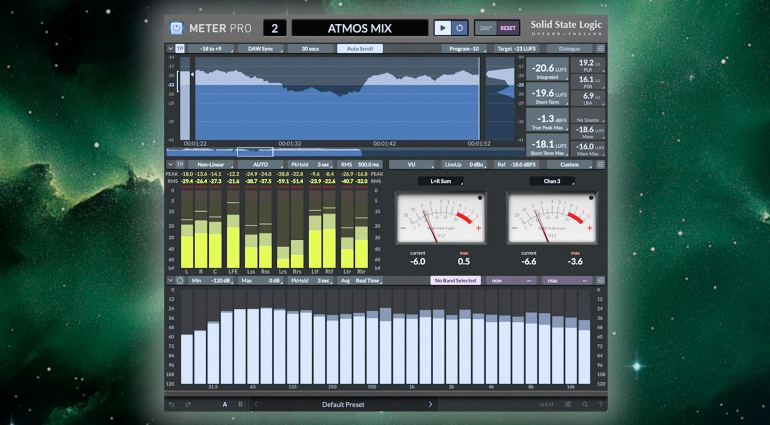 SSL Meter Pro: Loudness Metering multicanale per formati immersivi