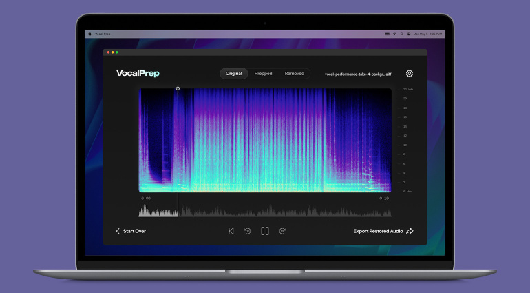 Antares Vocal Prep: tool AI per la pulizia delle voci
