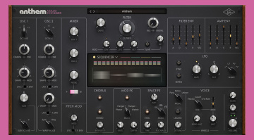 Universal Audio Anthem Analog Synthesizer: “Sembra analogico ma nel modo giusto!”
