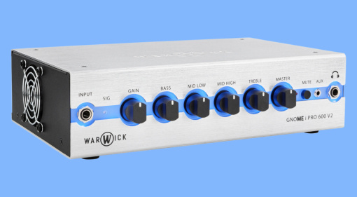 Warwick Gnome i Pro 600 V2: ampli per basso migliorato e ultra-leggero