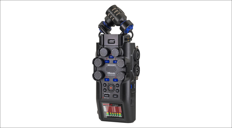 Zoom H6studio: registratore espandibile a 32-bit float